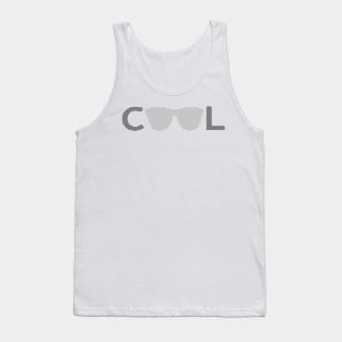 Cool - sunglass - black and gray. Tank Top